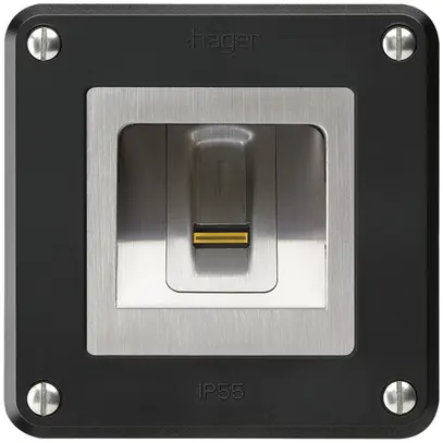 Lecteur d'empreintes digitales NUP Hager ekey-arte robusto C noir 