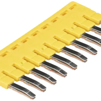 Barrette de jonction Wieland IVB WKF, 10L, 2.5mm², 5mm, jaune 