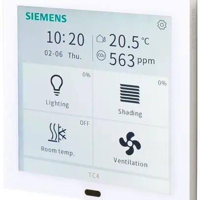 Schermo tattile KNX INC Siemens UP 204S12 4" 480×480px bianco 