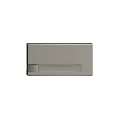 Touche 1/2 KNX/électron.s.LED+ pap.EDIZIOdue commande 1×gris foncé 