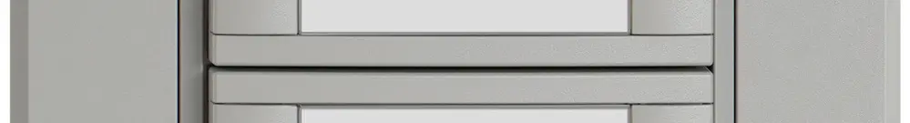 Poussoir KNX RGB ENC EDIZIO.liv SNAPFIX® capteur temp.s.LED étiqu.6× comm.1T grc 