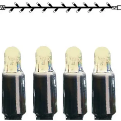 Guirlande lumineuse System LED Extra, 5m, noir, 4W, 50 LED, blanc chaud 