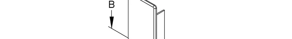 Piastra terminale HKL bianco puro per 40×62mm 