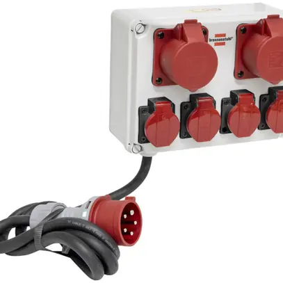 Distributore di corrente Brennenstuhl 2×CEE16+4×T25 2m 5×2.5mm² CEE16 