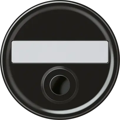 Pulsante di suoneria origin 60×60mm Ø58mm nero 