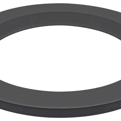 Bague décorative LEDVANCE COMFORT aluminium Ø116×8mm noir 