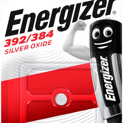 Knopfzelle Energizer Silberoxyd SR41, 392/384 1.55V Blister à 1Stück 