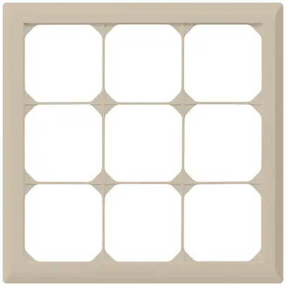 Telaio di copertura INC kallysto.line 3×3 beige 212×212mm 