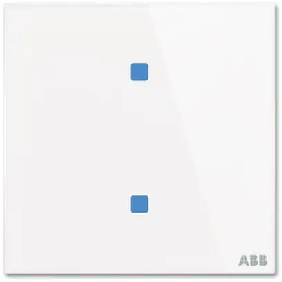 Élément de commande ABB-Tacteo TB/U2.4.1, 2 fois carré 