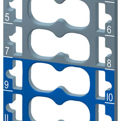 Targhetta di marcatura Siemens SIMATIC ET200SP CC02 per 16 push-in, 10 pz 