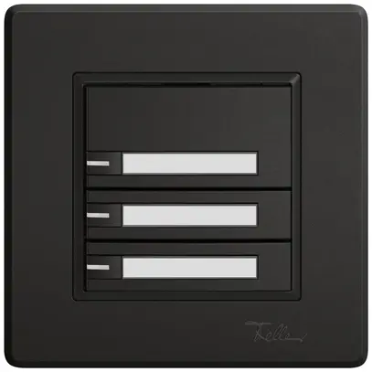 Pulsante universale INC EDIZIO.liv UNI SNAPFIX® c.LED RGB 3× com.1T targ.ne 