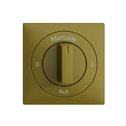 Kit front.0-Manuale-0-Aut.EDIZIOdue olive 60×60mm per interr.rot 