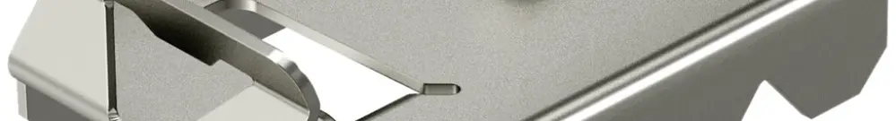 Pezzo di fissaggio Bettermann per canale a griglia A2 