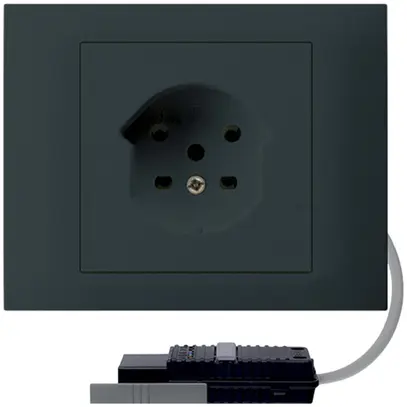 Presa INS HA kallysto tipo 15 con morsetti a innesto G2704 RK nero 
