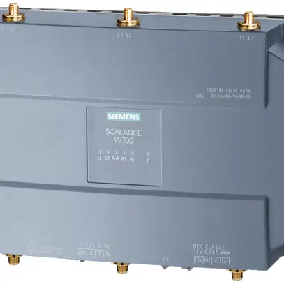 Punto accesso IWLAN Siemens SCALANCE W788-2 RJ45 2.4/5GHz 6×R-SMA 2×450Mbit/s 