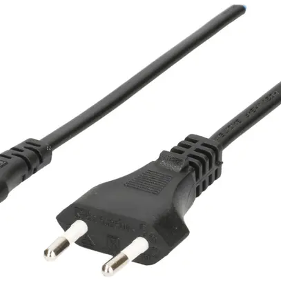 Câble d'appareil MH, T26/C7, Tdlf 2×0.75mm² 1.8m, noir 