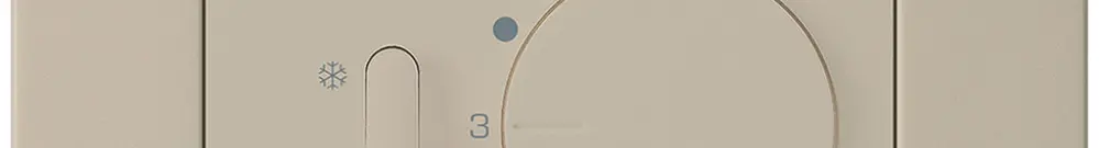 Termostato INC Hager kallysto.pro, con interr.di riscald./raffred., beige 