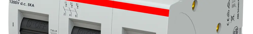 Disgiuntore ABB S803PV-SP100 3P 1200VDC 100A 5kA 4.5UM 