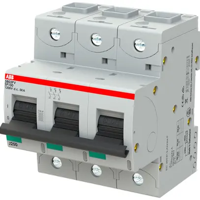 Disgiuntore ABB S803PV-SP100 3P 1200VDC 100A 5kA 4.5UM 