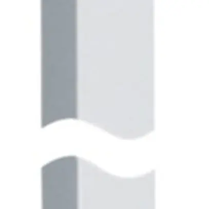 Colonna connessione soffitto tehalit DA200 1× fissagg.a pinze h=2.8m bianco puro 