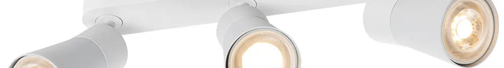 Spot SLV PURI 2.0 Cone CW GU10 3×6W VAR 258×42×138mm blanc 