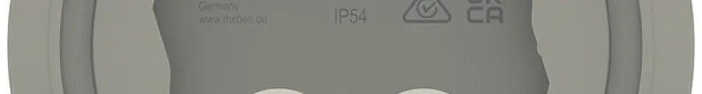 Cadre AP Theben Surface box LUXA 103 B pour détecteur de présence LUXA 103 gris 