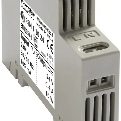 Alimentation AMD Comatec PSM1, IN: 230VAC, OUT: 24VDC/10W, stabilisé, 1UM 