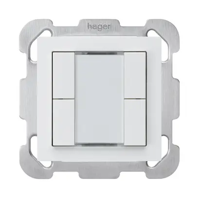 UP-Taster kallysto B KNX 4× s/e-link weiss 