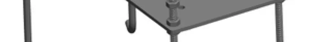 Ancre pour béton DOTLUX acier fin h.montage variable FLASHground/WAY/CONEground 