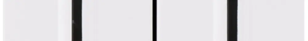 Interruttore a bil.lum.INS MOS bianco 1/3+3/1L con LED controllo 