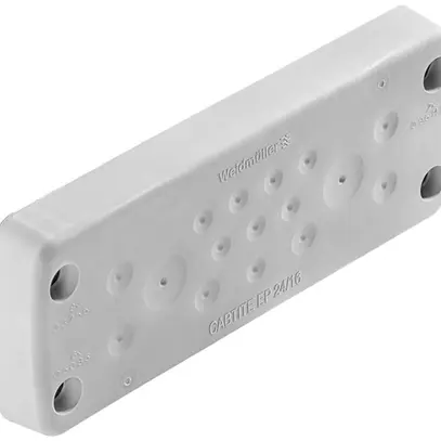 Plaque passe-câbles WM CABTITE EP 24/16 149.6×58×21.2mm TPE gris 
