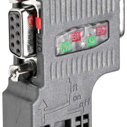 Fiche de raccordement bus API Siemens SIMATIC DP PROFIBUS+PG FC 90° 