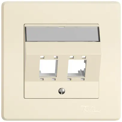 Kit de montage ENC EDIZIO.liv SNAPFIX® pour freenet cat.5e/6 2× cr 