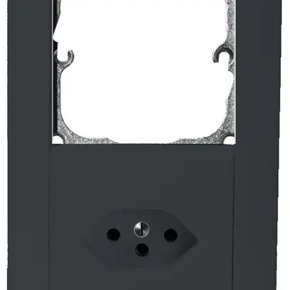Combinazione INC SIDUS 2×1 vuoto+T13 antracite 