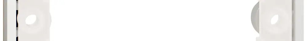 Aufsatzrahmen Feller NEVO SNAPFIX® 87×87×8.5mm weiss 