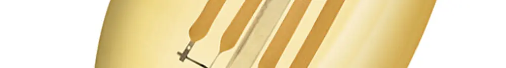 LED-Lampe LEDVANCE Vintage E14 4W 410lm 2400K Ø35×100mm B10.5 klar Gold 