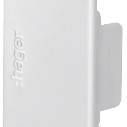 Pezzo finale Hager tehalit.LF/LFH 45×30mm grigio IP30 