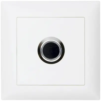 Poussoir IR ENC BSW EDIZIOdue blanc 12/24VDC, LED bl/vt 