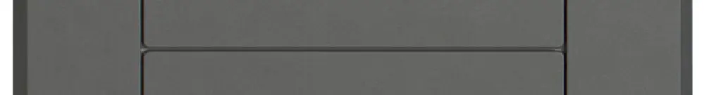 UP-Kombination EDIZIO.liv SNAPFIX® 2×1 156×96mm 1×T13+1×T13 dunkelgrau 