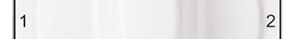 Interrupteur rotatif INC MOS 2/2L I-0-II blanc 