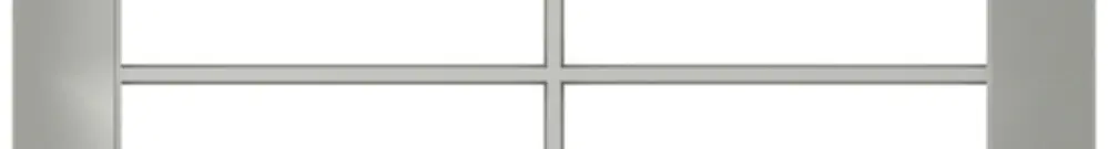 Cadre de recouvrement SIDUS 2×2 gris clair 