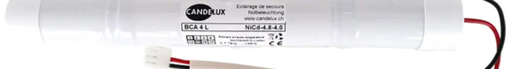 Accu NiCd 70°C 4.8V/4Ah 3h 