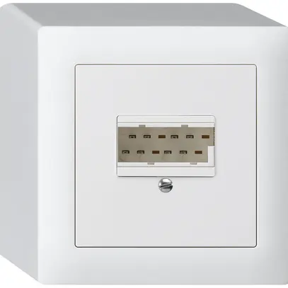 Boîte AP kallysto 2×TT83 blanc 