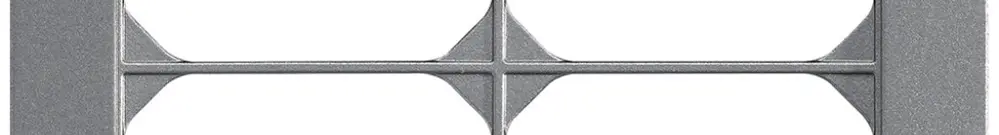 Cadre de recouvrement ENC kallysto.pro 2×2 fjord 154×154mm 