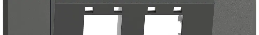 Kit di montaggio INC EDIZIO.liv SNAPFIX® per freenet cat.5e/6 2× grs 
