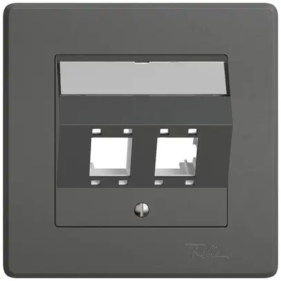 Kit di montaggio INC EDIZIO.liv SNAPFIX® per freenet cat.5e/6 2× grs 