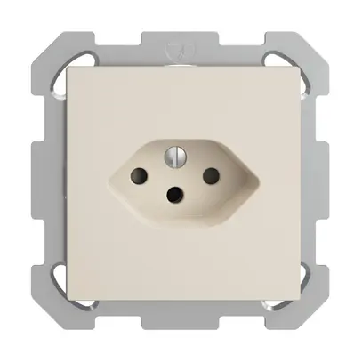 Presa INC EDIZIOdue T13 crema, con shutter 