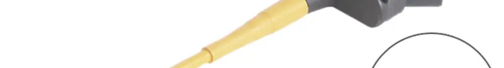 Pointe d'essai de sécurité KLEPS 2600, système 4mm, noir 
