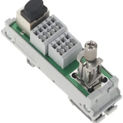 Module de transfert WAGO pour ETHERNET RJ45, 1.5A, blindé, 0.08…1.5mm² 