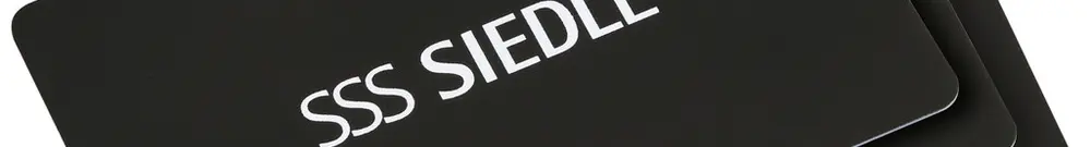 Carte à transpondeur Siedle 99 500 noir 85×54×1mm 3 pièces 
